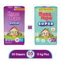 Bona Papa Super Diapers -  Super Economy Pack - XL Size 5 - 50 Pcs. 