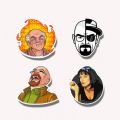 Breaking Bad Sticker Pack of 5/10/15/20/24 Stickers - Television Play Breaking Bad Stickers for Laptop  Funny Stickers for Laptops Computers Hydro Flasks Water Bottles. 