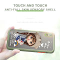 UCUC for Vivo Y93 Back Cover Rainbow Lovely Girls Frosted Transparent Hard Phone Case Thin Shockproof Full Cover Camera Protect Case. 