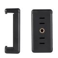 Universal Fixed Mobile Phone Clip Holder with 1/4” Screw Mount – Tripod, Selfie Stick & Ring Light Compatible Bracket. 