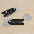 4 Pcs Sofa Couch Sectional Furniture Connector Joint Snap Alligator Style. 