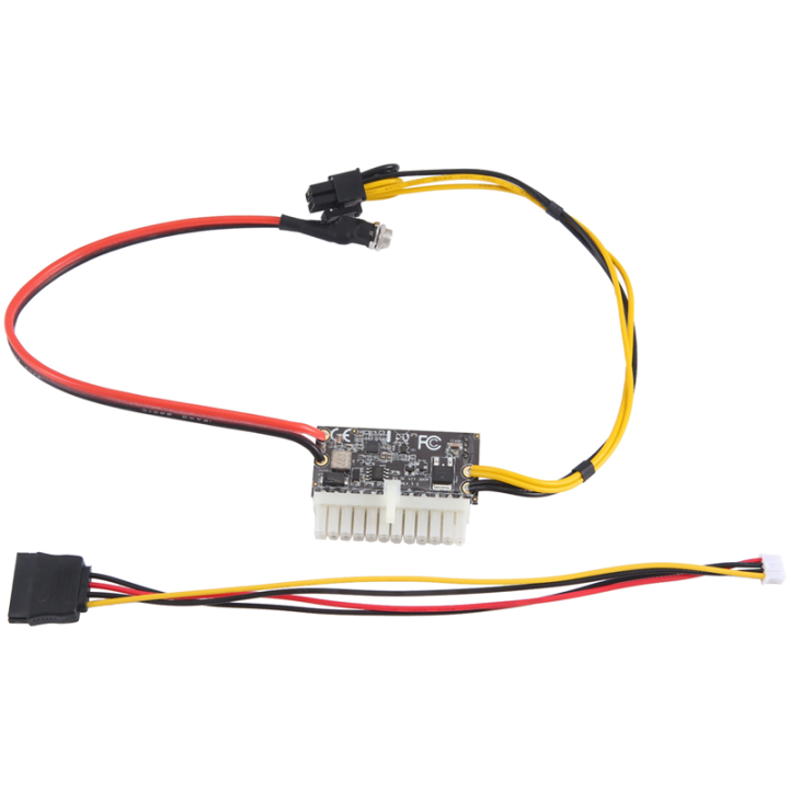High Power 300W 12V DC5.5X2.5MM Input DC-ATX PSU Pico ATX Switch Mining PSU 24Pin MINI ITX DC ATX PC Power Supply 12V 300W Power Supply