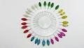 New Hijab Pins Leaf Shape Pins Muslim For Women Safety Scarf Pins Hijab Pins Mixed Color. 