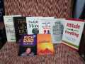 PACK OF 8 ENGLISH NOVELS ( ATOMIC HABITS - THINK AND GROWW RICH - THEE PSYCHOLOGY OF MONEY - THE ART OF READING MIND - THE ART OF BEING ALONE - ATTITUDE IS EVERYTHINGS)BEST READING NOVELS.. 