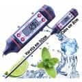 Digital Kitchen Heat Gauge Thermometer For Oven Baked Barbeque BBQ And Fried Food Temperature - Black. 