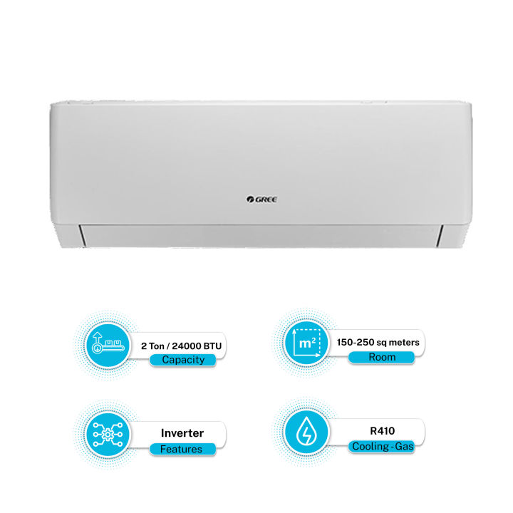 Gree 2 Ton Dc Inverter AC Heat & Cool Air Conditioner Pular Series