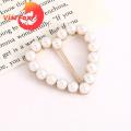 Scarf Buckles Scarf Buckles 2 Pcs Faux Pearl Decor Knot Buckles for Shirt Waist Clothing Accessories Women Party Scarf Buckles. 
