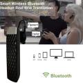 Smart Wireless Bluetooth Earbuds Business Translation Headset Real-time In-ear Universal Translator Machine. 