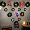 3 Pcs  Vinyl Record for Decorating Rock Music Party Birthday office Home Wall Decoration Theme Party 70s 80s 90s Retro Vintage Old School (2 Lps , 1 Eps Vinyl Reord). 
