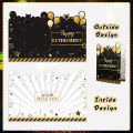 Vibrant Jumbo Retirement Card Creative Shape Extra Large Size Perfect Party Decoration Guest Book Bright Colors. 