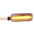 Car LED Side Marker Turn Signal Light Yellow Running Light Position Lamp Accessories for Honda Civic 1995-2000 Transparent. 
