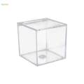 Acrylic Clear Box Transparent Box for Candy Earring Cosmetics Decoration. 