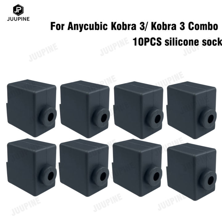 【tasselelf mall】Silicone Sock For ANYCUBIC Kobra 3 Hotend Kobra 3 Combo Silicone Sock Grey For Heat Block 300℃ High 3d Parts