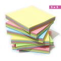 1 Piece (1 pcs) Colorful Sticky Notes 3x3 & 3x5 inches Sticky Notes with Clear Self-Stick Note Pads 4 Bright Multi Colors, 100 Sheets/Pad. 
