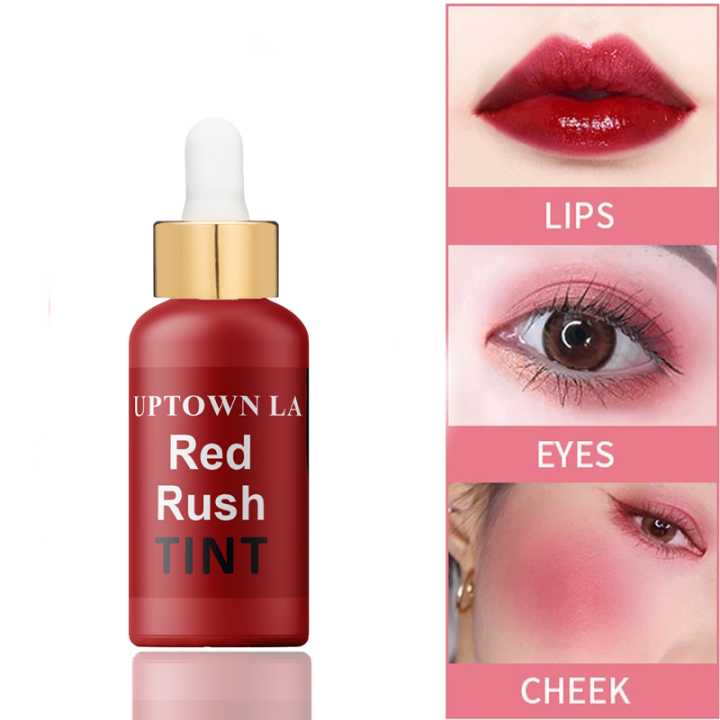 UPTOWN LA Lip & Cheek Tint Water Based 30ml Red Pink Peach Daraz.pk
