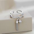 【Super Hot Sale】Yarn Ball Tassel Ring for Women, Niche Simple in Joint Ring Index Finger Ring Jewelry. 