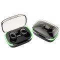 TWS V5.1 True Wireless Stereo Earbuds, TWS Gaming Hand Free Headphone, Low Latency Low Power Consumption Headset, Auto Power On, Ergonomic Design, Dual Connect, Water Proof IPX4 Earphones With RGB Light Charging Case Built In Mic For Mobile Phone Android. 