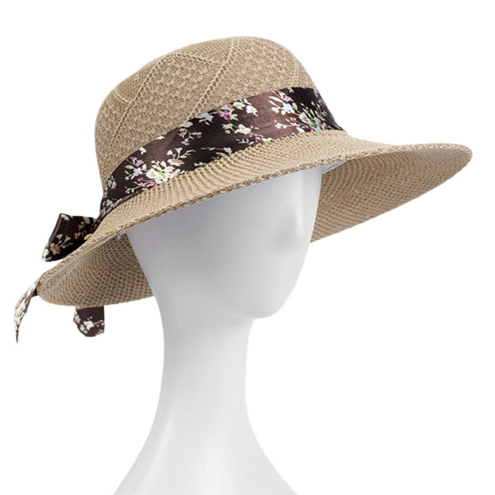 Beach Hat Sun Protection Summer Friendly to Skin Girls Sun Hat
