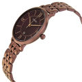Fossil Jacqueline Brown Dial Brown Stainless Steel Watch For Women ES-4100. 
