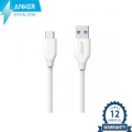 Anker PowerLine  USB-C to USB 3.0 - Compatible With Samsuung Galaxxy Note 8, Galaxy S8, S8+, S9, MacBoook, Pixel 3, 4, 5,Sonny XZ, L G V20 G5 G6,. 