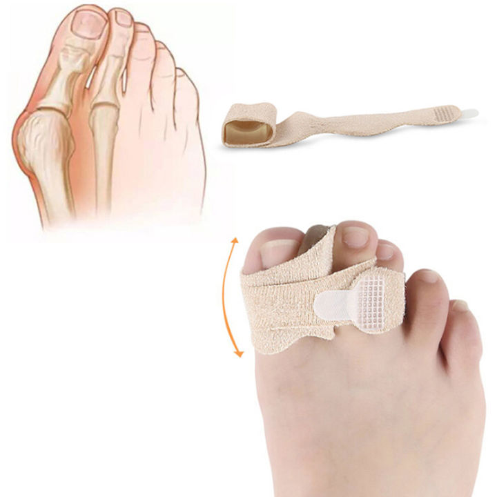 Toe Finger Straightener Hammer Toe Corrector Toe Separator Splint Wrap ...