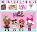 LOL Birthday Theme / LOL SURPRISE DOLL BIRTHDAY THEME DECORATIONS / LOL BIRTHDAY THEME / party supplies. 