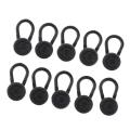 10Pcs Collar/Neck Extenders Wonder Button Shirts Expansion Unisex Black. 