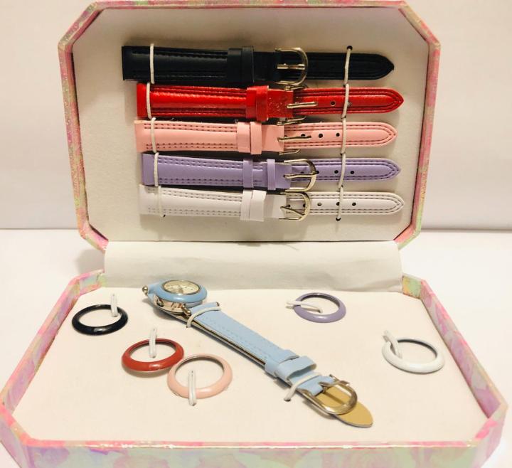 Watchify%20Multicolor%20Interchangeable%20Watch%20Gift%20Set%20for%20Girls%20%7C%206%20Straps%20/%2011%20Straps%20Watch%20for%20Women%20-%20Image%204