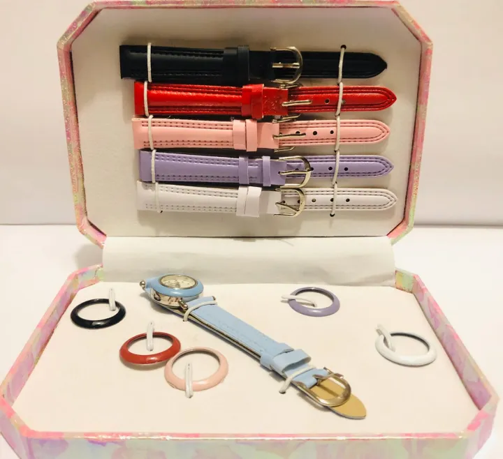 Watchify%20Multicolor%20Interchangeable%20Watch%20Gift%20Set%20for%20Girls%20%7C%206%20Straps%20/%2011%20Straps%20Watch%20for%20Women%20-%20Image%204