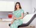 Soft and Stylish Women's Hospital Gown: Comfortable Patient Gown for Medical and Home Use. 