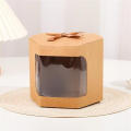 Sweets Packaging Box Clear Window Boxes Transparent Window Packaging Gift Box Packaging Candy Cake Boxes. 