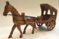 Hand Made Traditional Style Bughi Tanga Wooden work Pakistani Handicraft . 100% pure seesham wood . 12 inches size. 