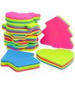 Different shapes 3inx3in Sticky Note Pad 100 sheets in a pad multi colour Sticky Notes Book Mark Memo Pad Paper. 