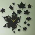 New 3D Leaf Shape wooden Wall Clock Design For Your Home,Office, Rooms By wallwarriors. 