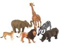 Wild Animal Jungle Toy Set for Kids Random Colors And Animal Figures. 