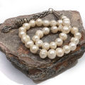 Export Quality Natural unique design Tasbih Natural Pearl misbaha Freshwater Pearl Muslim Jewelry Rosary Bead Islamic Gift (10mm x 33beads) – muslim Pearls zikr prayer Tasbeeh - handmade  Rosary 10mm tasbi counter Stress Relaxation. 
