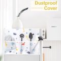 Fridge Dust Cover Waterproof Refrigerator Dustproof Cover with 6 Pocket Household Freezer Top Hanging Bag Fridge Storage Bag Organizer. 
