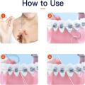 Dental sleeve device Floss Threaders Convenient For orthodontic use 35 Count Braces Special Reusable Bridges for Orthodontic. 