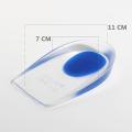 Silicon Gel Heel Pad - 1 Pair Soft Silicone Shoe Foot Heel Cushion Half Insole Pads Care - Silicon Heel pad Cup - Slip Gel Soft Sport Foot Insole Pad Shoe Inserts Pain Relief. 