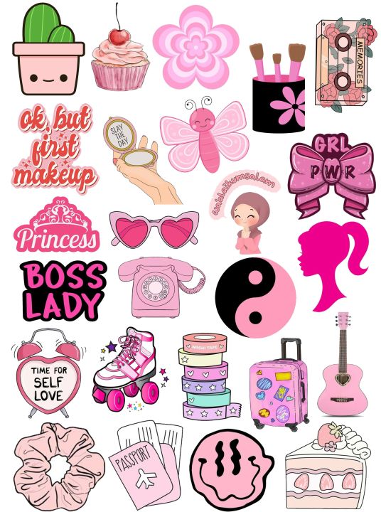 Pink%20Coquette%20&%20Makeup%20Aesthetic%20Laptop%20Stickers%20Cute%20Hijabi%20Girl,%20"Boss%20Lady",%20Barbie%20Silhouette,%20Roller%20Skates,%20and%20Travel%20Decals%20for%20Laptops%20&%20Journals%20Pack%20Of%2025%20Each%20Size%202Inchx2Inch%20Sticker%20-%20Image%202