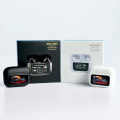 A9 Pro Touch Screen Airpods Pro | ANC/ENC Wireless Earbuds With Bluetooth 5.4 | LCD Display | Super Bass And Pop-Up Feature. 