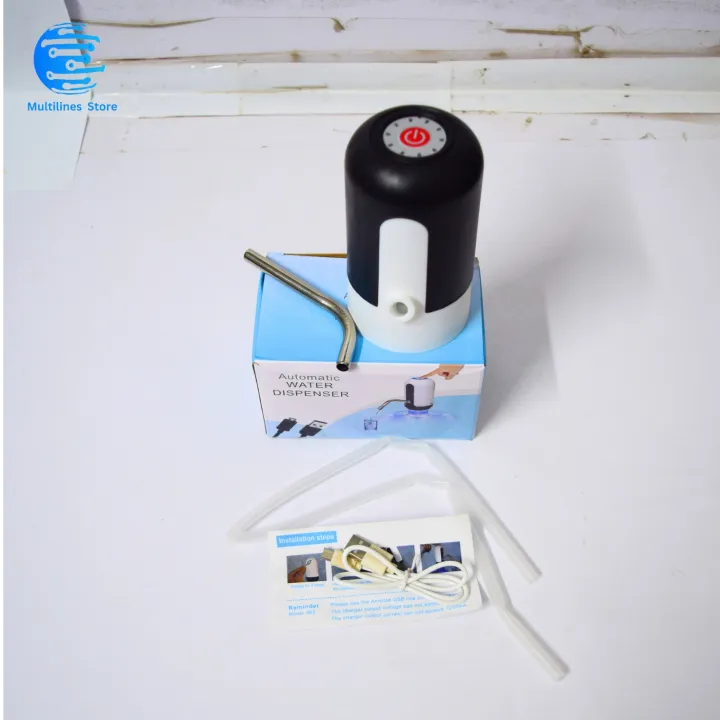 BPA%20Free%20Electric%20Water%20Pump%20Dispenser%20with%20Stainless%20Steel%20Pipe,%20Food%20Grade%20Silicone%20Hose%20and%20Usb%20Power%20Cord,%20Automatic%20Water%20Pump%20Rechargeable,%20USB%20Wireless%20Water%20Bottle%20Pump%20-%20Image%203