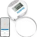 Smart Tape Measure Body with App - RENPHO Bluetooth Measuring Tapes for Body Measuring, Weight Loss, Muscle Gain, Fitness Bodybuilding, Retractable, Measures Body Part Circumferences, Inches & cm. 