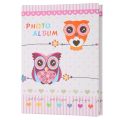 High-capacity Photo Album Cute Owl Girl Print Cover 100 Sheets Interstitial Family Wedding Pictures Case Kids Birthday Best Gift. 