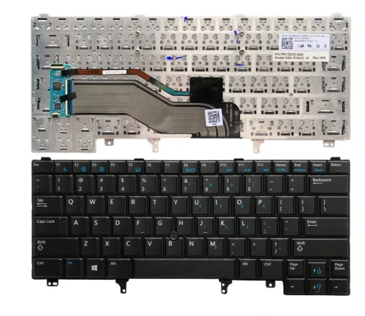 Laptop%20Notebook%20Keyboard%20For%20DE%20Latitude%20E5430%20%20P/N%20%20PK13VG1A00%20%E2%80%93%20Black%20-%20Image%202