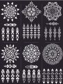 Artisan Mehndi Art Six Design Sheet  Different Design Sticker Mehndi For Women,Girls And Kids Hand. 