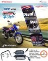 3-PCS Set Of Motorcycle Rear Footrest Panel For Honda Pridor 100 (Ladies Footrest - Paidan). 