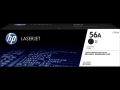 HP 56A Black Original LaserJet Toner Cartridge. 