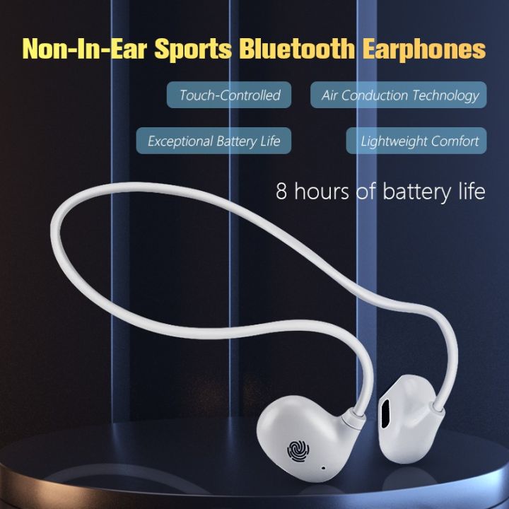 Open Earloop Earphones Sports Headset Long Range Control Headphones 5.3 Bluetooth Earphones