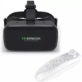 Shinecon G06A VR Headset with Detachable Headphones for 4.5-7.0 Inch Smartphones, Adjustable Goggles, Full-Screen VR Gaming Glasses. 
